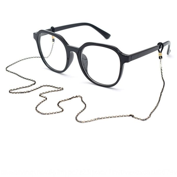 

2020 polished gold simple sun sun presbyopic glasses neck anti-slip glasses nonskid anti-skid anti-skid chain anti-lost chain, Blue