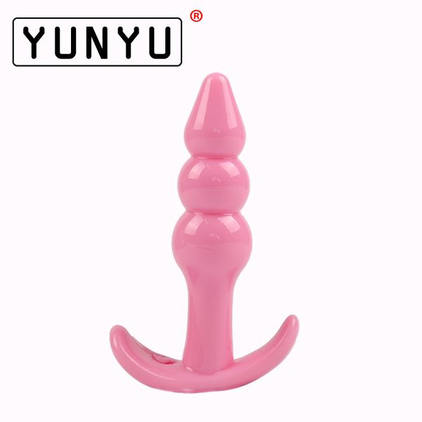 1 PC Plugue Anal Geléia Brinquedos Real Sensação de Pele Adulto Brinquedos Do Sexo Produtos Do Sexo Butt Plug Juguetes para Homens Mulheres 2 Estilo C18112701