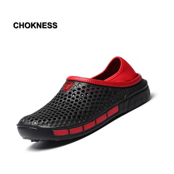 

summer men slippers 2019 massage clogs outdoor garden shoes male pool sandals bathroom 37-45 lightweight mules beach slides, Black