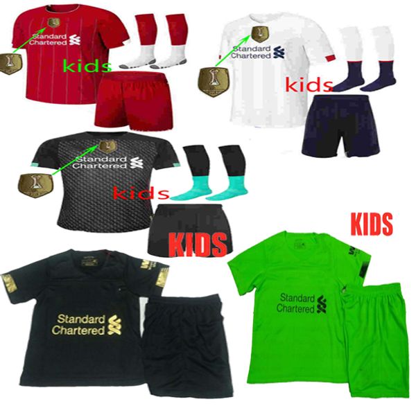 

kids kit 2019 2020 mohamed salah blackout soccer jersey 6 times 2019 mane virgil football shirt firminoalisson black out