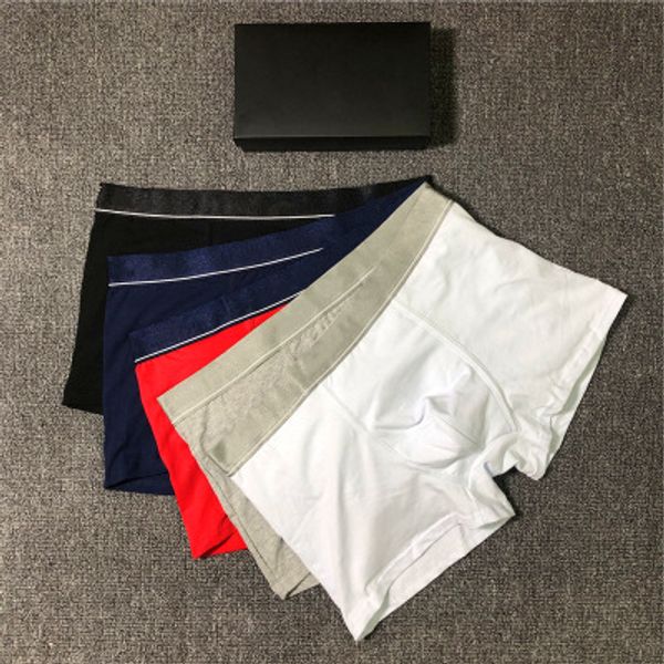

mens designer underpants 2020 new brand underwear fashion boxers 5 colors l0g0 mens boxers size -2xl yf20434, Black;white