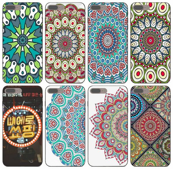 

tongtrade] retro flower mandala awesome case for apple iphone 11 pro max x xs 8s 7s 6s 5 galaxy a6 a60 a6s honor 8c 8s sony xperia xa1 case