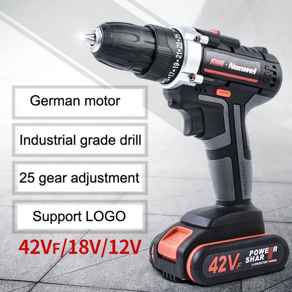 

2speeds electric drill cordless screwdriver 21v 18v 12v lithium battery cordless drill mini drill cordless screwdriver power tool vt0937
