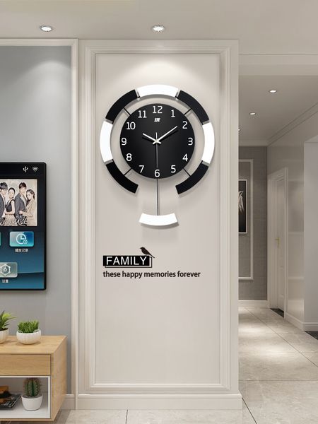 

modern nordic wall clock luxury home fashion clock mute living room art simple creative decoration personality dd6wc