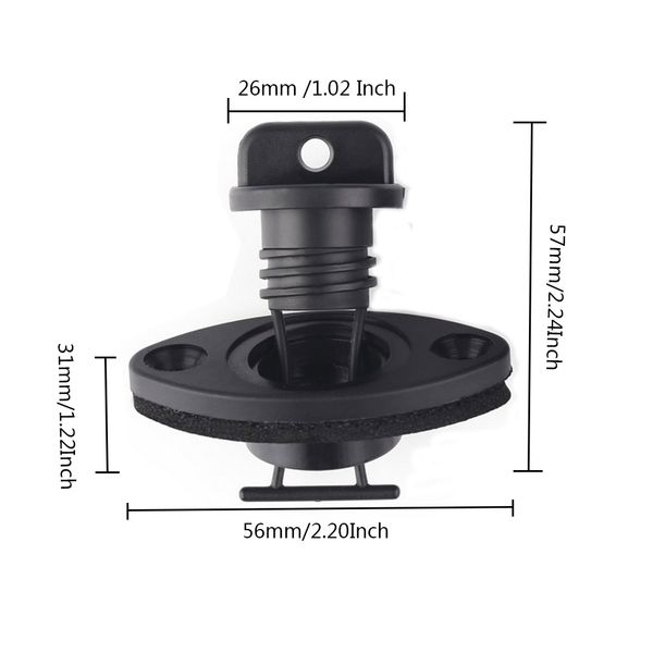 

kayak drain plug kit professional canoe kayak boat thread bung scupper ser drain holes plugs boat thread drain plug new