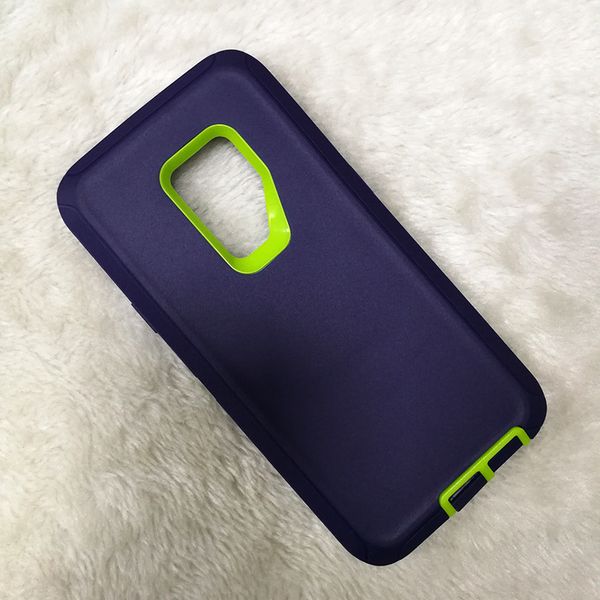 

shockproof for samsung s9 defender case 3in1 pc+tpu defender case with reatil package and clip designer phone case
