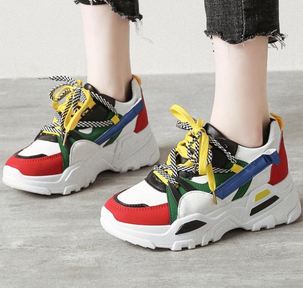 

women casual sneakers fashion ladies sneakers plush fur warm women shoes lace up female comrforable platform shoes, Black