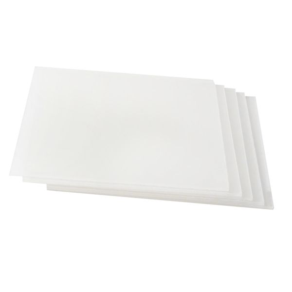 

5 pieces clear acrylic sheet plate diy model painting easy to cut