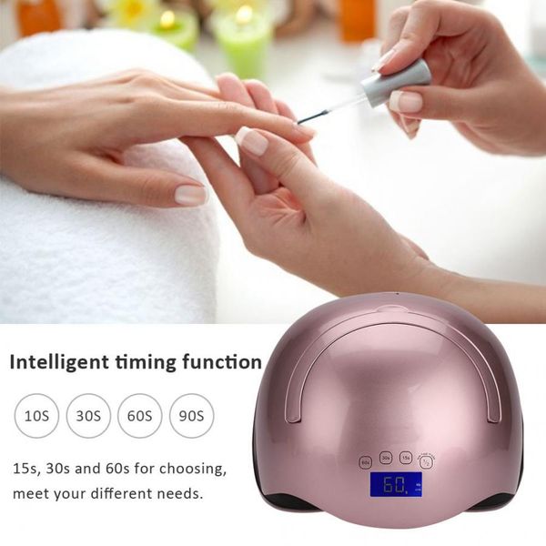 

58w intelligent led uv gel lamp curing nail polish dryer machine manicure tool m