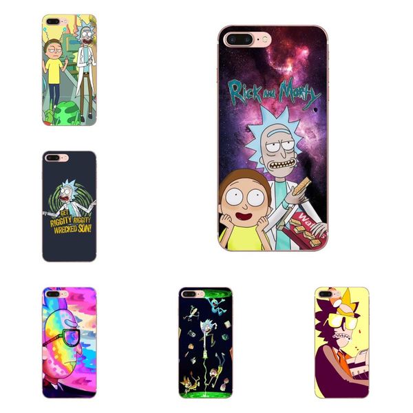 

изготовленный на заказ мягкий принт capa rick and morty fashion для galaxy grand a3 a5 a7 a8 a9 a9s on5 on7 plus pro star 2015 2016 2017 201