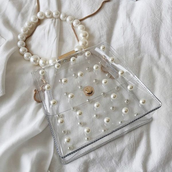 

fashion shoulder bag 2020 summer pvc transparent bag mini handbag totes messenger