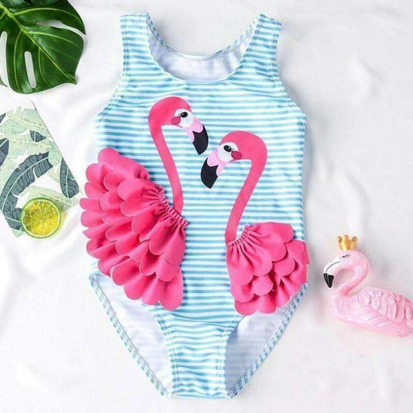 

2020 summer hot sale new kid ребёнков малышей фламинго tankini бикини установить купальники купальник купальный