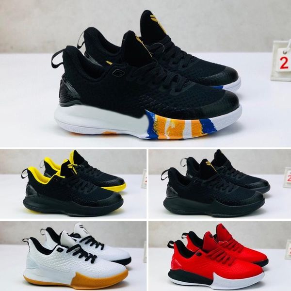 

2019 kids mamba focus ep basketball shoes for boys& girls sports trainers children sport chaussures enfants sneaker teenage, Black