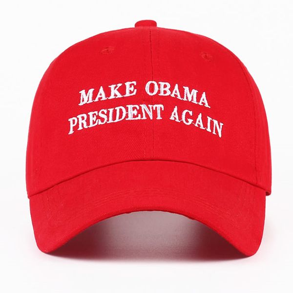 

voron 2017 new make obama president again dad hat men women cotton baseball cap unstructured new - red, Blue;gray