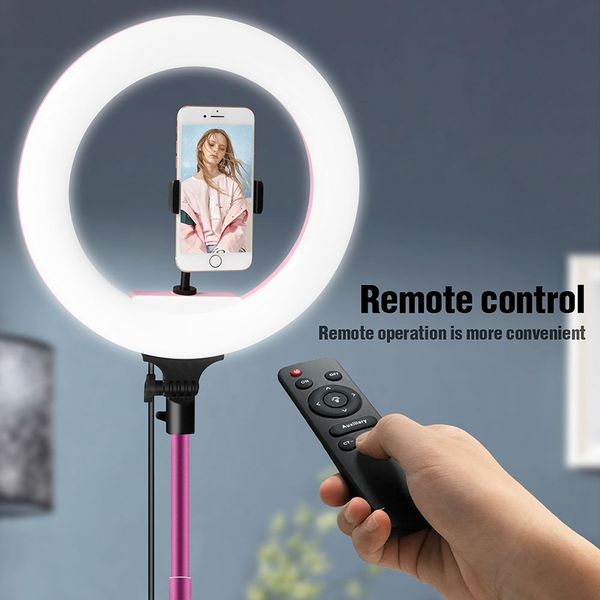 

32cm control led ring light with tripod 1.7m for live stream, youtube video, beauty selfie, studio lighting etc