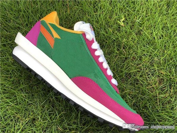 

2019 топ аутентичные sacai х ldwaffle сосна зеленый фиолетовый del sol sail черный антрацит белый волк серый ld вафельный bv0073-301 мужчины