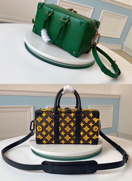 

5A Высокое качество Подиум сумки Роскошные бренды плеча сумочку холст Ранцы M44483 мужчины бумажник Посланника кожаные сумки Crossbody мешок с коробкой