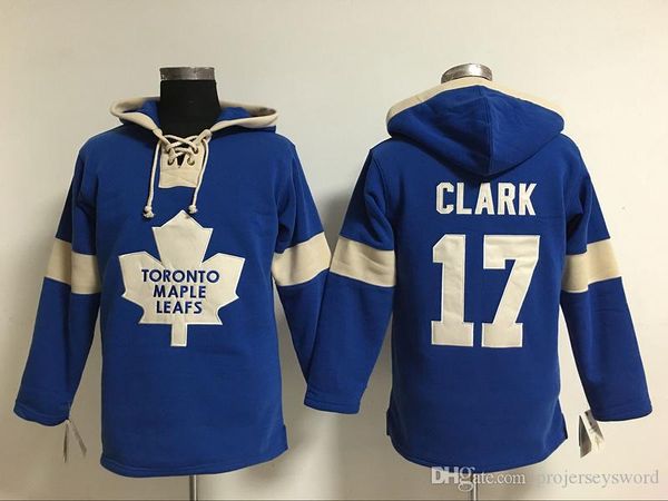 

Youth Hockey Jersey Cheap, Toronto Maple Leafs Hoodie #17 Wendel Clark #93 Doug Gilmour 100% Stitched Embroidery Logos Hoodies Sweatshirts