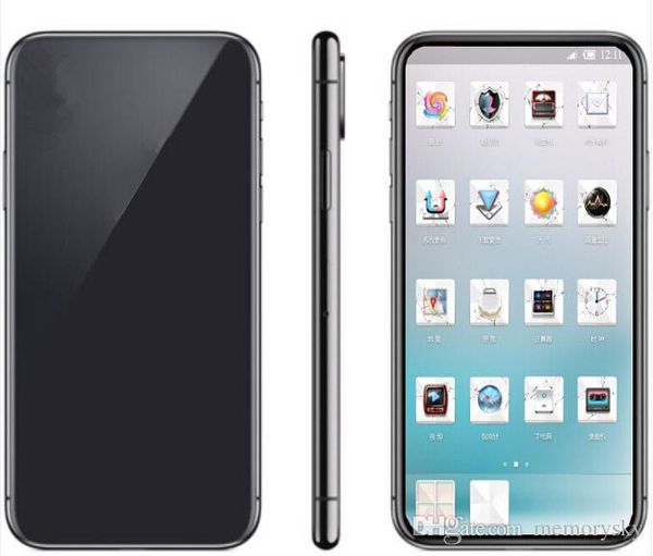 

Goophone x 1gbram 16gbrom quadcore 8mp mtk6580 5 8inch 3g wcdma andriod o ealed box fake 4g lte di played iri wirele charge phone