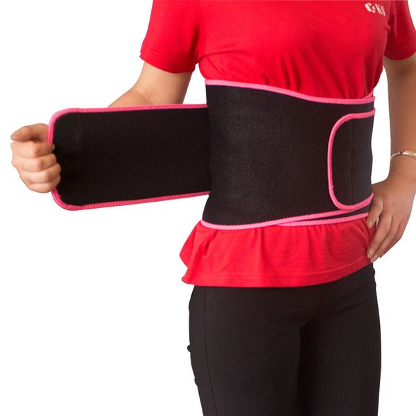 

waist support belt widened lumbar back support brace neoprene corset fitness belt weightlifting for men waist trainer, Black;gray
