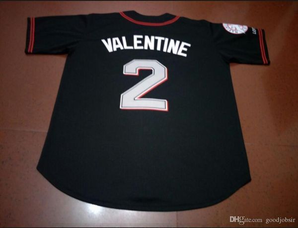 

custom men youth women vintage bobby valentine jersey size s-5xl or custom any name or number baseball jersey, Black