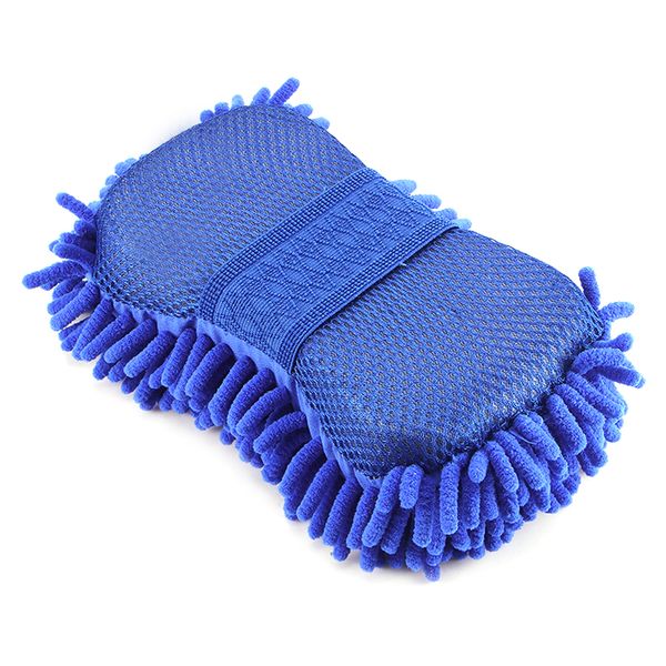 

1шт super car wash glove автомобилей рук мягкое полотенце microfiber синель очистки губки блок моющие принадлежности