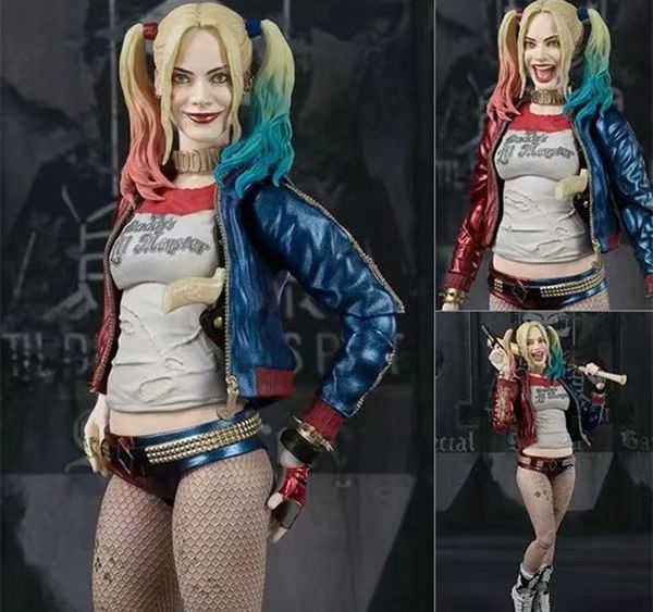 

good suicide squad harley quinn scale collectible 15cm action figure collection toy halloween toys gift toy