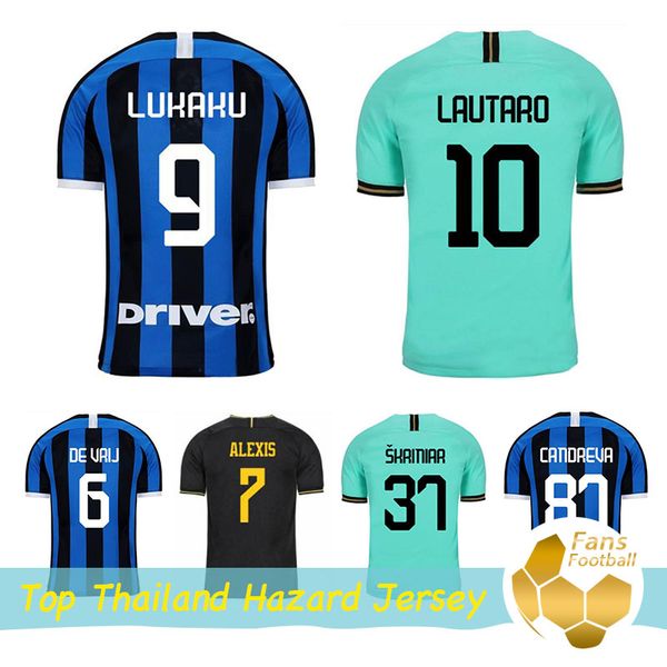 

2019 alexis soccer jersey 19 20 lukaku skriniar barella jersey camiseta lautaro de vrij godin politano football shirts, Black;yellow