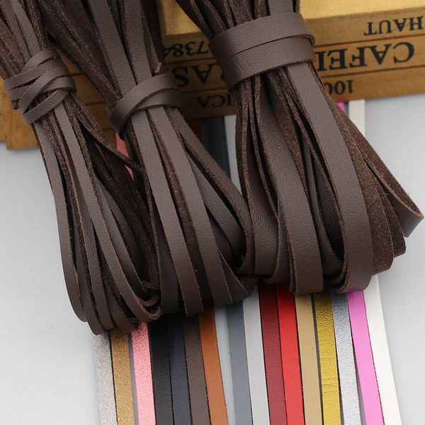 

5m/piece 3mm/5mm/8mm width single side pu leather cord for diy bracelet necklace accesories gift boxes packaging decoration, Blue;slivery