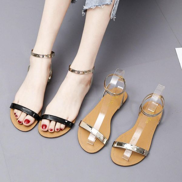 

xiniu casual leather sandals women flat platform summer shoes ladies sandalias beach shoes chaussures femme size 35-42 #0506, Black