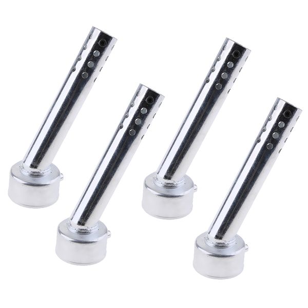 

4pack 1.9in exhaust silencer muffler angled db adapter long 5.5