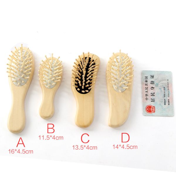 Wooden Cushion Afro Wood Comb Chinese Massage Hair Hairdressing