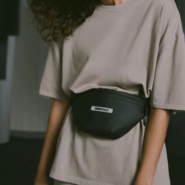 

classic fanny pack slim soft leather water resistant waist bag casual simple belt bag pack for outdoors workout traveling