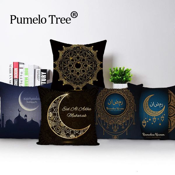 

ramadan kareem pillow case eid mubarak decoration cushion cover gift linen ramadan mubarak cushions home decor throw pillows