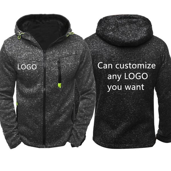 

hoodies men jacket custom logo car anime funny print mens streetwear fleece zipper sweatshirts hip hop harajuku male tracksuit, Black