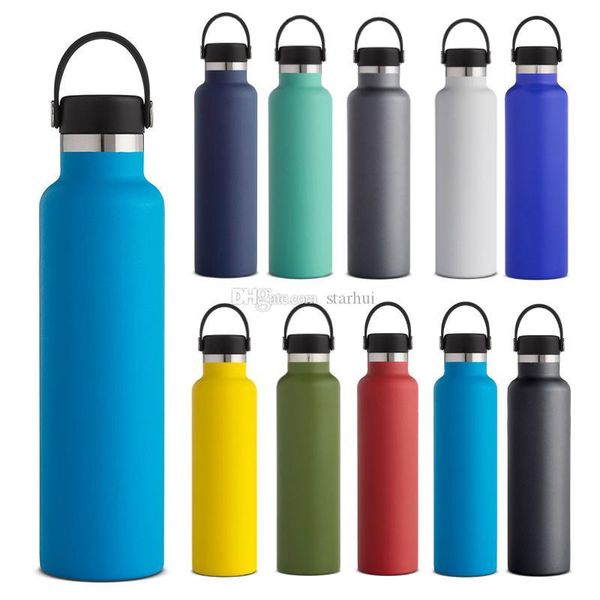 

вакуумная изоляция бутылка воды двустенного нержавеющая сталь leak спорт чашка mouth крышка flex cap чашки для питьевой 350мл 1000мла wx9-10