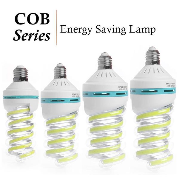 E27 COB Corn лампа спираль LED Энергосберегающие фары лампочки 5W 9W 16W 20W 24W 32W 40W Люстра свечи лампада Bombillas