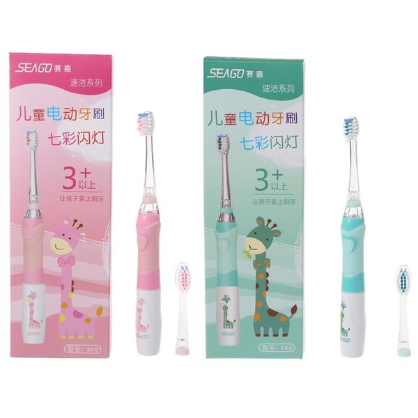 

family electric toothbrush for kids waterproof replaceable smart timer