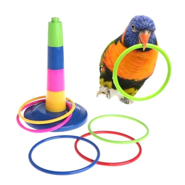 

tpxckz bird training puzzle toy parrot intelligence development educational interactive bird toy parrot ferrule random