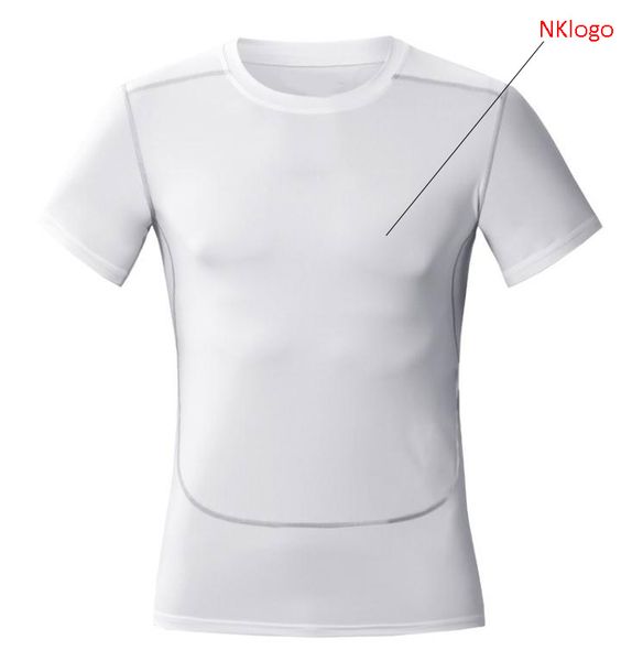 HEIßER 2020 Sommer Aktiv Sport tragen enge dünne Oansatz joggen Laufen kampf strumpfhosen Basketball Fußball Training top t-shirts männer