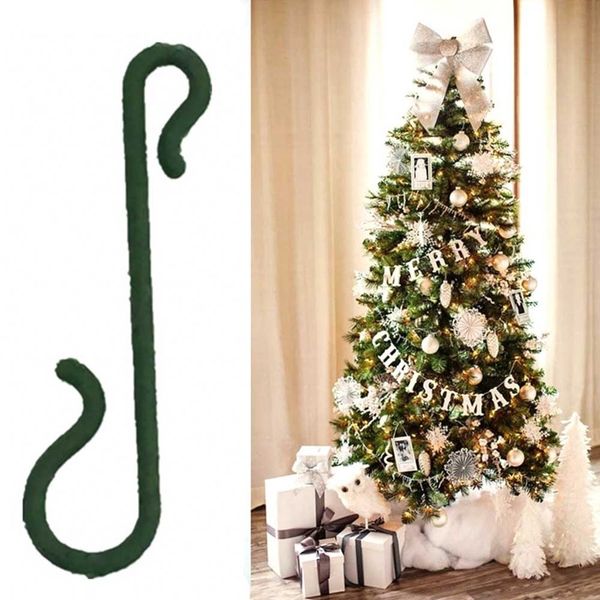 

3 sets christmas ornaments hooks christmas tree decoration pendants santa claus dolls hanging hooks for home xmas decoration