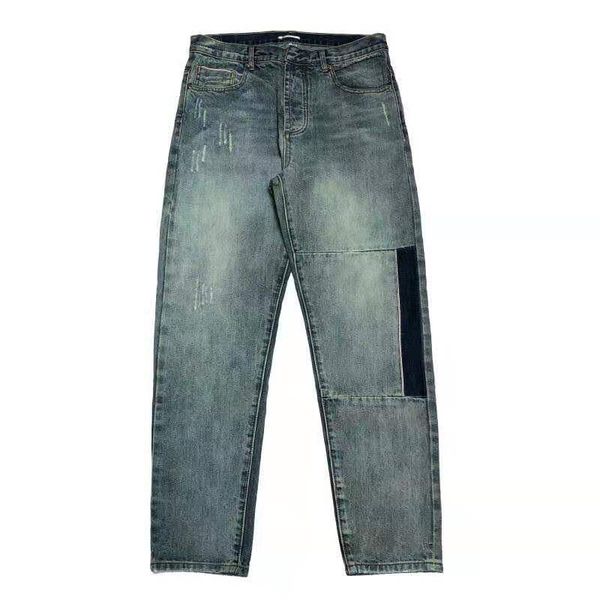 

20ss france splice jeans straight blue washed jeans men women high-end fashion trousers casual pants high street denim pants hfymkz194