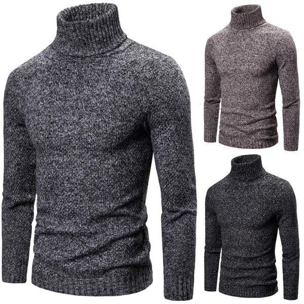 

winter sweater men solid color turtleneck sweaters warm casual knitted pullovers 2019 new thick warm sweater hombre, White;black