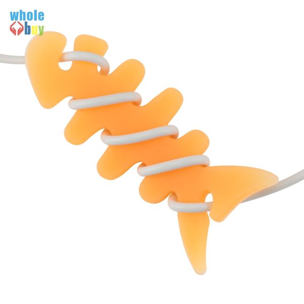 

8000pcs/lot fish bone earphone cable holder winder organizer for mp4 mp3 cellphone ing