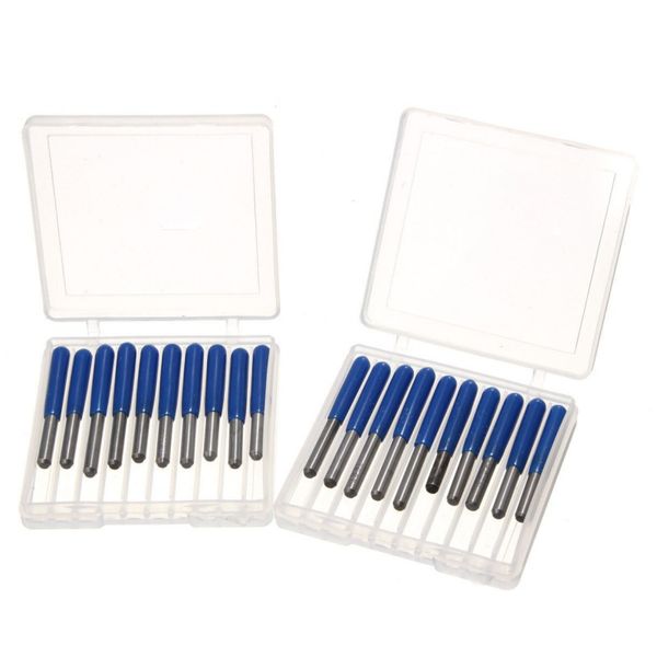 

new-20pcs 0.1mm 10Â° 15Â° 20Â° 30Â° hard alloy carbide pcb engraving bit cnc router tool
