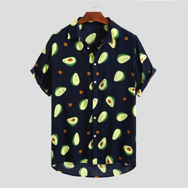 

fluorescent color men shirt summer breathable hawaiian shirts camisa masculina casual male printed plus size, White;black