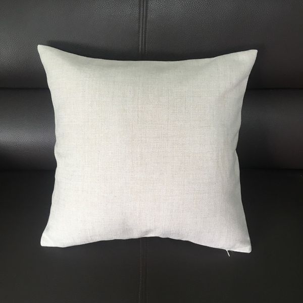 16x16 Inches 100 Polyester Linen Pillow Case Blanks For Diy