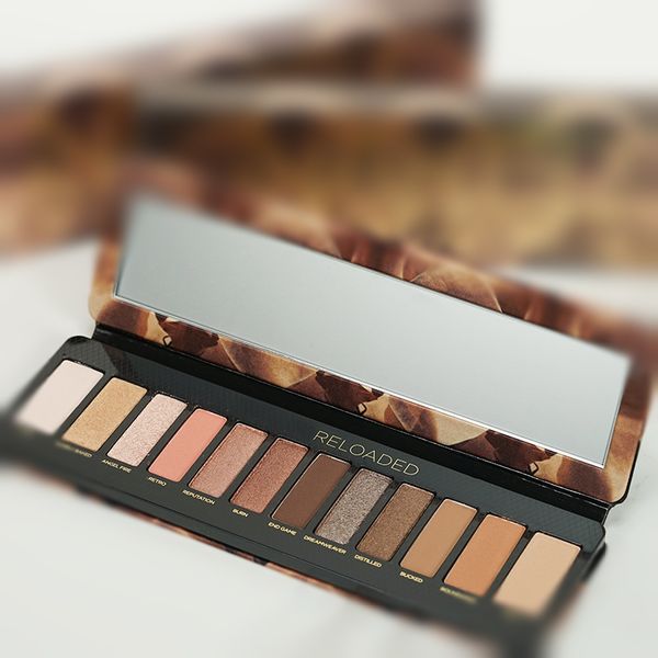 

2019 new reloaded eye hadow palette 12 color eye hadow palette nude makeup eye hadow beauty palette matte himmer