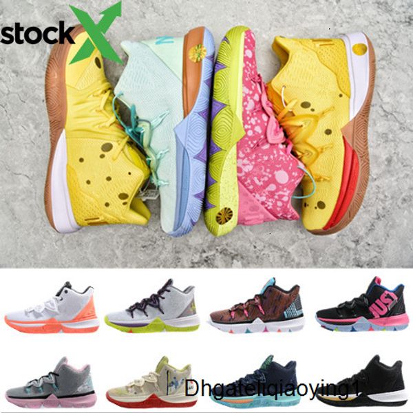 

с коробкой 2020 новый iv 5 баскетбольная обувь мужская ирвинг 5 золото / чемпионат mvp финал тренировочные кроссовки женские спортивные крос, Black