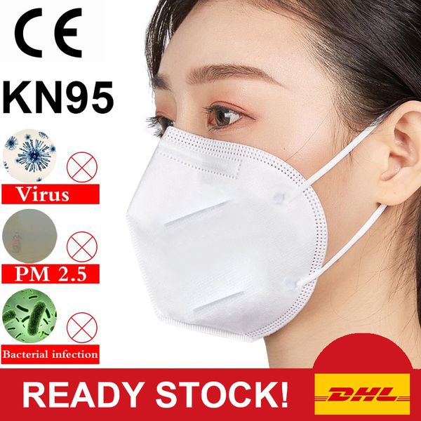 

in stock]dust protective face mask kn95 mouth cover filter dustproof particulate respirator mask dhl ing